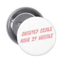 Dubstep Mädchen Wobble Button