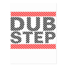 Dubstep Musik Postkarten