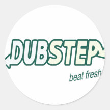 DUBSTEP Schlag frisch Sticker
