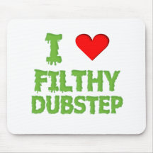 Dubstep schmutziger Tollpatschschritt Bass-techno  Mauspad
