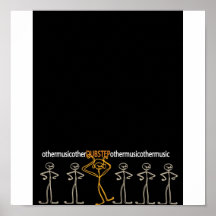 dubstep u. andere Musik Plakate