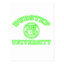 Dubstep Universität Postkarten