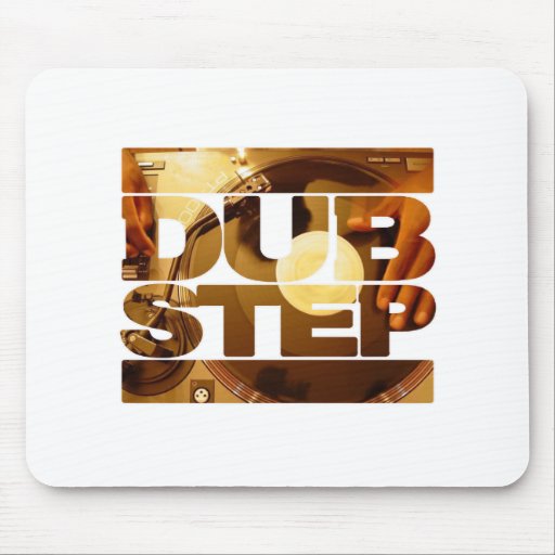 DUBSTEP Vinyldubplates Musiktolpatsch-Schrittdownl Mousepad