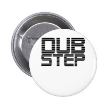Dubstep zeichnete Text Anstecknadel