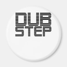 Dubstep zeichnete Text Kühlschrankmagnet