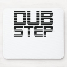 Dubstep zeichnete Text Mousepads
