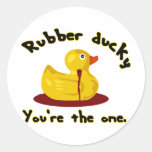 Ducky - Sie sind das - Bluten-Gummiente Sticker