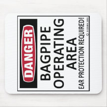 Dudelsack-Geschäftsfeld Mousepads