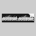 Duisburg Stadt Skyline - Autoaufkleber / Aufkleber autoaufkleber
