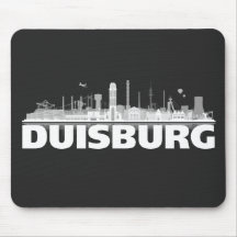 Duisburg Stadt Skyline - Geschenkideen Mousepads