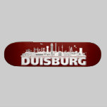 Duisburg Stadt Skyline - Geschenkideen skateboards