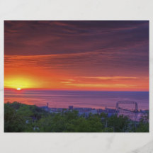 Duluth-Sonnenaufgang Flyerdesign