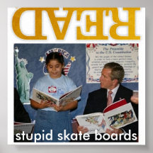 dumme Skatebretter Plakatdrucke