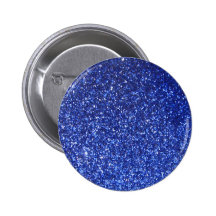 Dunkelblaue Imitat-Glittergraphik Anstecknadelbutton