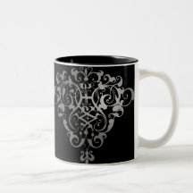 Dunkelheit blühen tasse