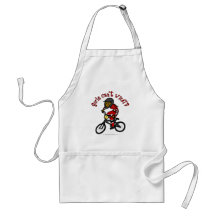 Dunkelrote Mädchen BMX Schürze