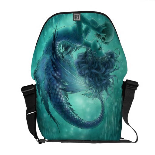 Dunkle Meerjungfrau-Bote-Tasche - Geheimnis-Küsse Kuriertaschen