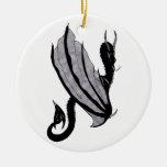 Dunkler Drache Weinachtsornamente
