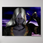 "Dunkler Elf-" Druck Plakatdruck