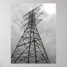 "Dunkler Turm des Powers" Plakat