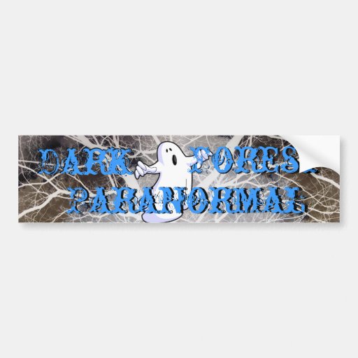 Dunkler Wald Paranormal Auto Sticker