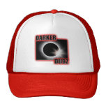 DUNKLERER DUBZ roter Dubstep Tollpatsch Truckerkappe