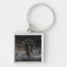 Dunkles Audi, vide, sile - Keychain Schlüsselband