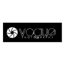DÜNNE KARTE der POSE-311-PHOTOGRAPHER Visitenkarten Vorlagen