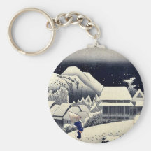 durch Ando Hiroshige Ukiyo-e. Schlüsselanhänger