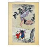 durch Hasegawa Settei Ukiyo-e. Grußkarten