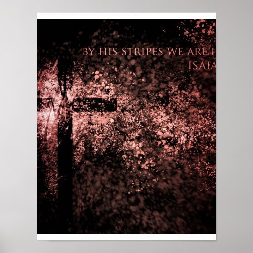 Durch seine Streifen werden wir geheilt Poster