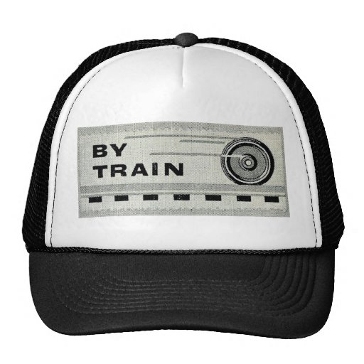 Durch Zug auf einmal fuhr alles mit dem Zug Baseballcaps