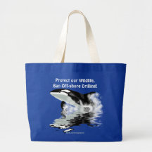 DURCHBRECHEN der ORCA Widllfie Taschen-Tasche