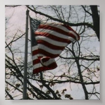 DURCHBRENNENflagge Plakat