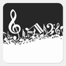 Durcheinandergebrachte musikalische Anmerkungen Sticker