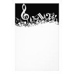 Durcheinandergebrachtes musikalische Anmerkungs-Br Bedrucktes Papier