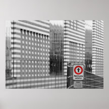 Durchgang verboten plakatdruck