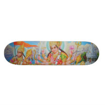 durga_hanuman_skanda skateboarddeck
