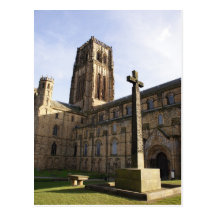 Durham-Kathedrale bis zum Tag Postkarte