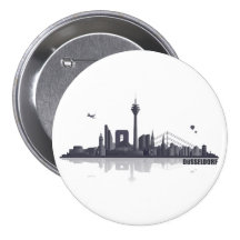Düsseldorf Button / Anstecker / Pin
