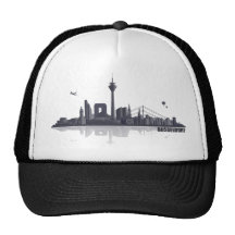 Düsseldorf City Skyline Baseballcap