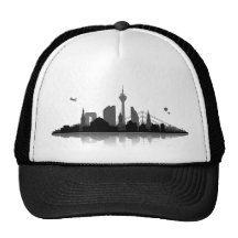 Düsseldorf City Skyline Geschenkidee Retrokult Cap