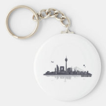 Düsseldorf City Skyline Schlüsselbänder