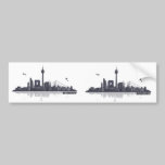 Düsseldorf Skyline autoaufkleber