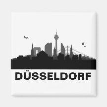 Düsseldorf Skyline Kühlschrank Magnet Magnete
