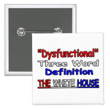 "Dysfunktionell " Anstecknadelbuttons