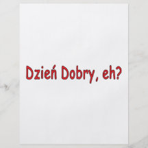 Dzien Dobry, wie? Individuelle Flyer