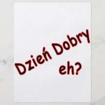 Dzien Dobry, wie? Winkel Flyerdruck