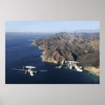 E-2C Hawkeye Flugzeuge Plakatdrucke