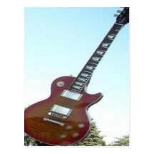 E-Gitarre Postkarte
